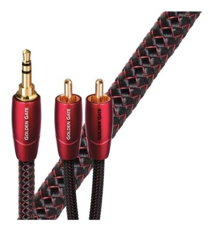 GOLDG02MR Cable De Audio 3.5mm 2 Rca 2mts Audioquest