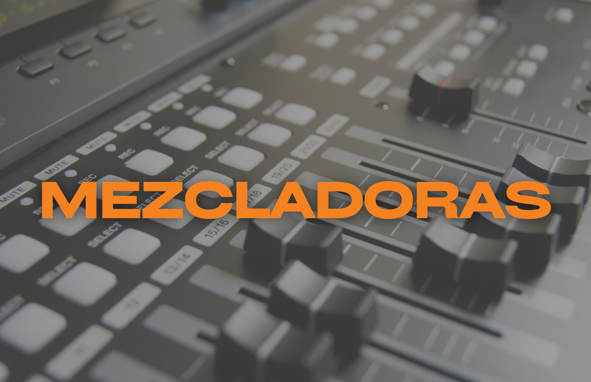Mezcladoras